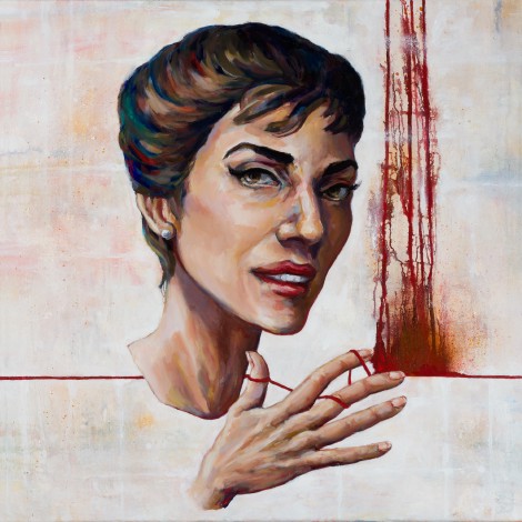 Maria Callas - Huile,vernis - 2021