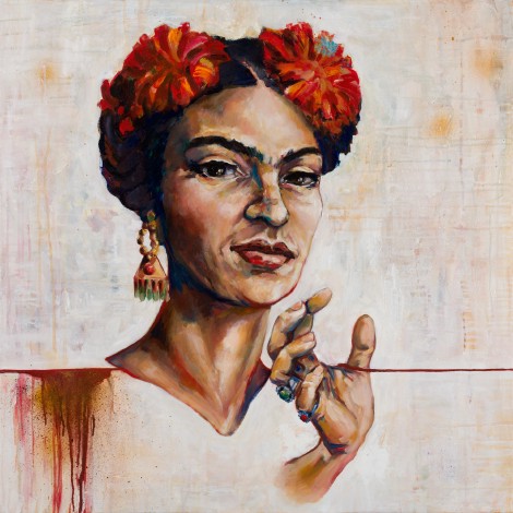 Frida Khalo - Huile,vernis - 2019