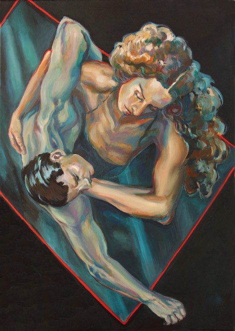 Ecrans Hurlants - Huile sur toile - 